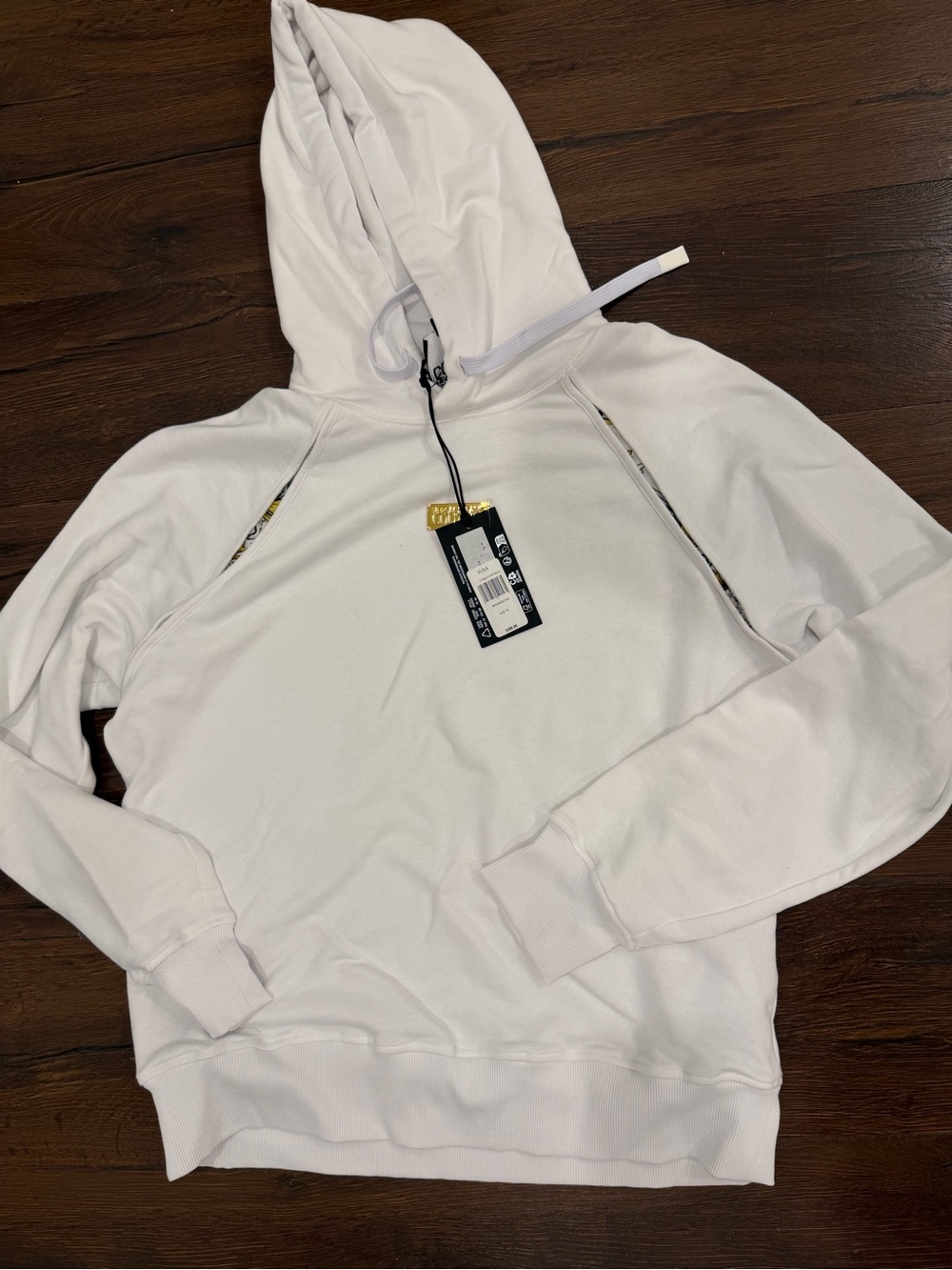 Versace Jeans Collection Men's White Crewneck Hoodie